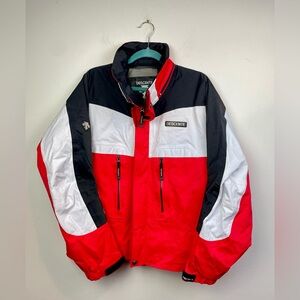 Descente ski snowboard nylon outer shell jacket men’s medium